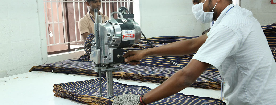 OekoTex Certified Garment Factory in Tirupur in India.